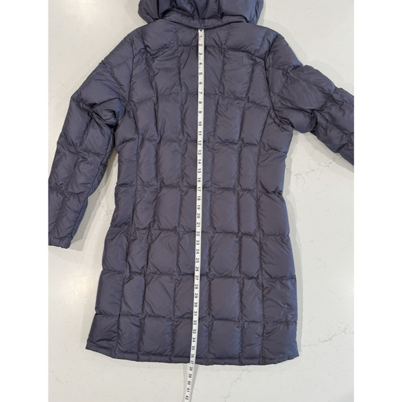 THE NORTH FACE Puffer 550 Fill Down Jacket Parka Coat Detach Hood Womens Large - Picture 7 of 16